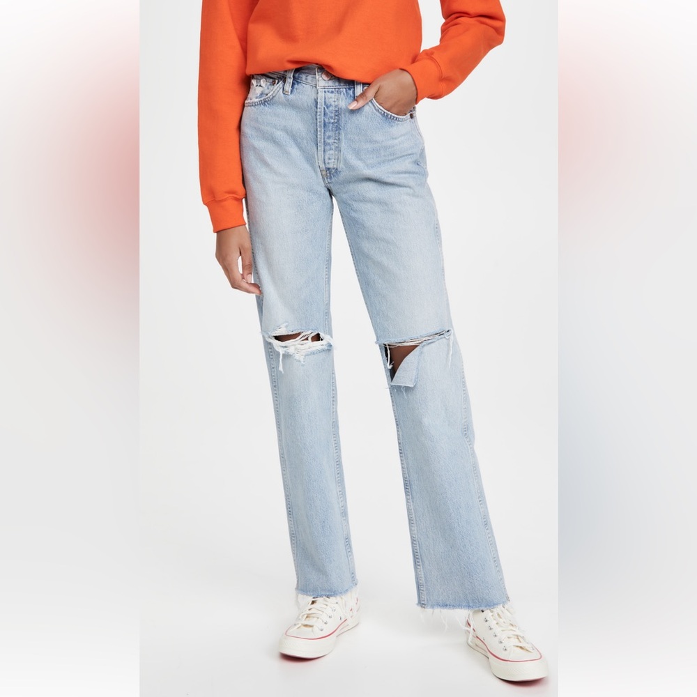 Re/done 90s High Rise Rigid Loose Jeans NWT